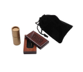 Set découverte de 10 mini-bâtonnets d'encens Oud de 4cm/2mm avec porte-encens en bois
