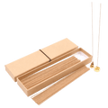 Etui de 250 bâtonnets d'encens Oud de 21cm/1,3mm et 2 porte-encens en cuivre