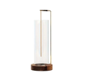 Porte-encens avec réceptacle en verre