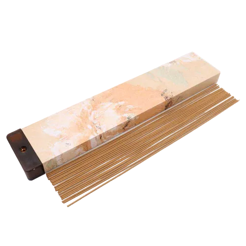 Etui raffiné de 20 bâtonnets d'encens Oud de 21cm/1,3mm avec support